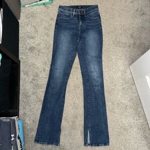 Express Skyscraper Mid-Rise Boot cut jeans